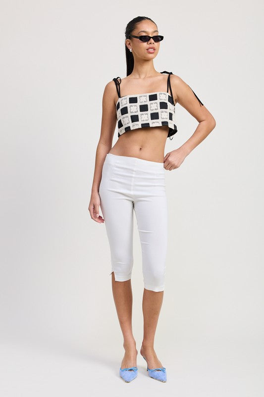 Top cropped crochet