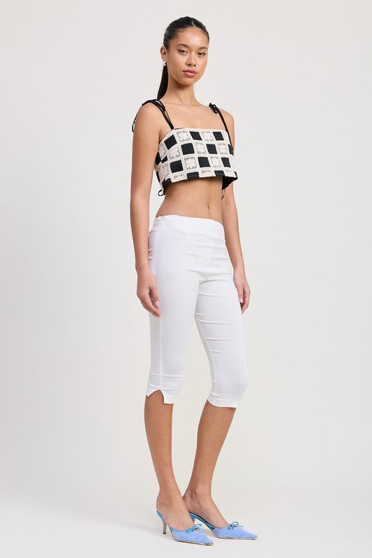 Cropped top crochet