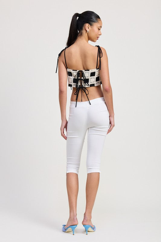 Cropped top crochet
