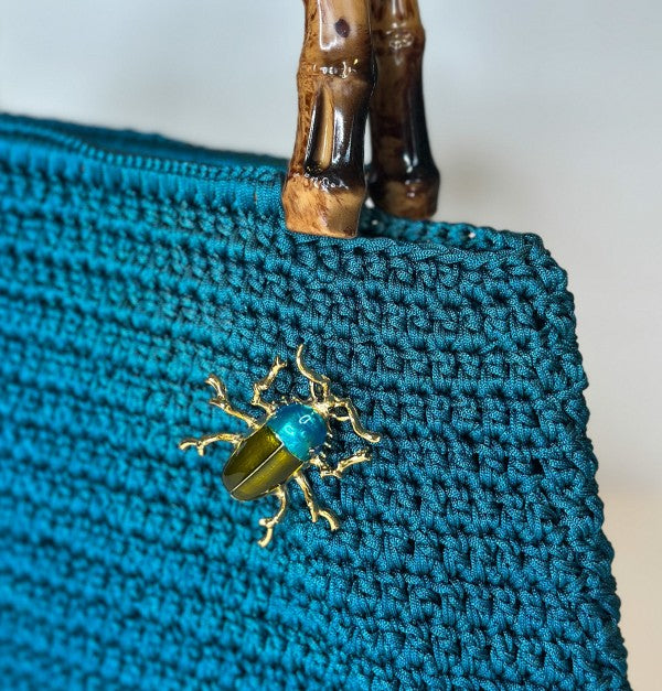 Sculpted handwoven bag Euphemia