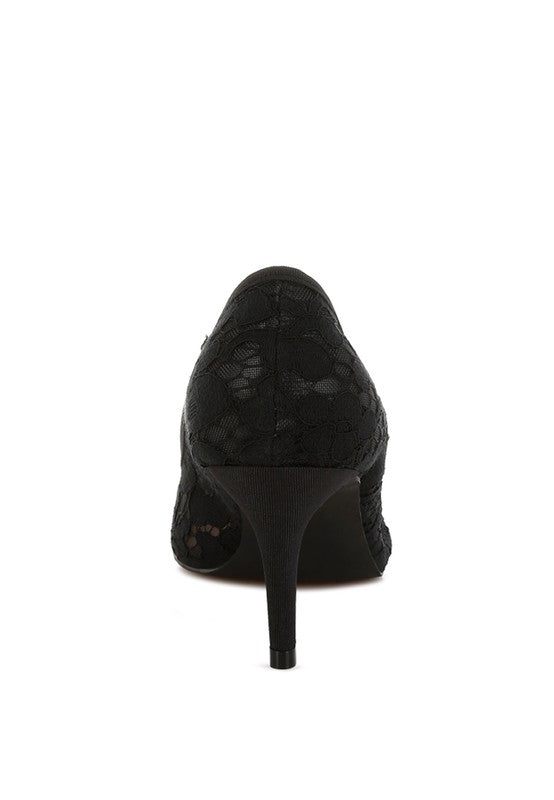 Pumps lace stiletto heel Masega