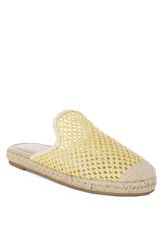 Raffia mules espadrilles Nongai