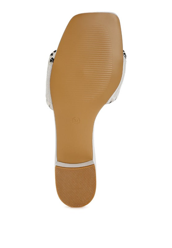 Poshta Saint Tropez heels beaded slipon