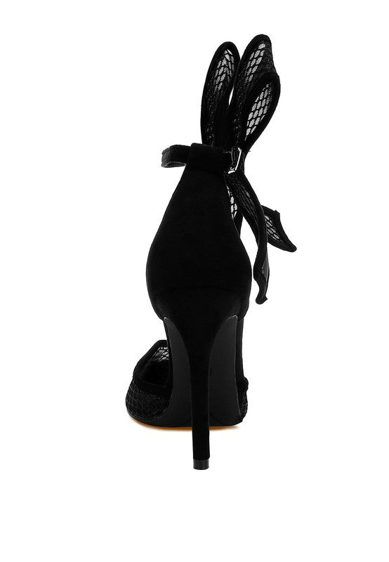 Big bow detail sandals stiletto Regenta