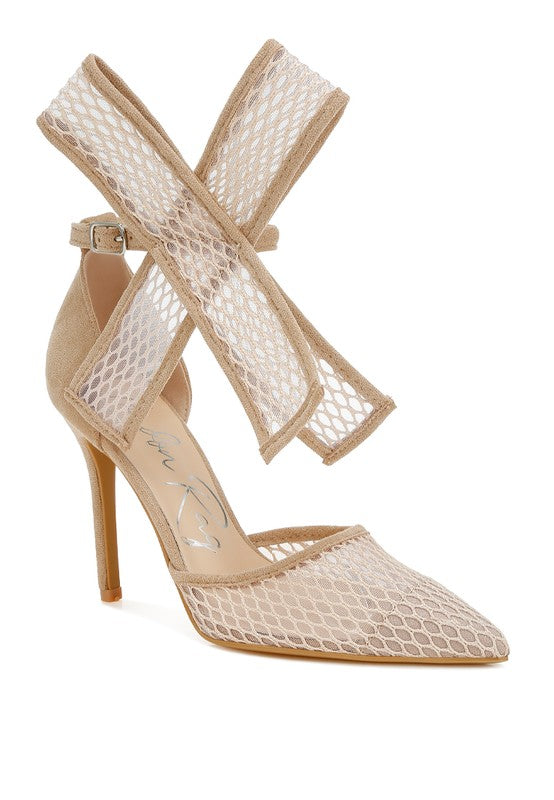 Sandals stiletto Regenta big bow detail